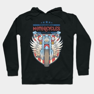 American Motorcycles Bike wings Hoodie